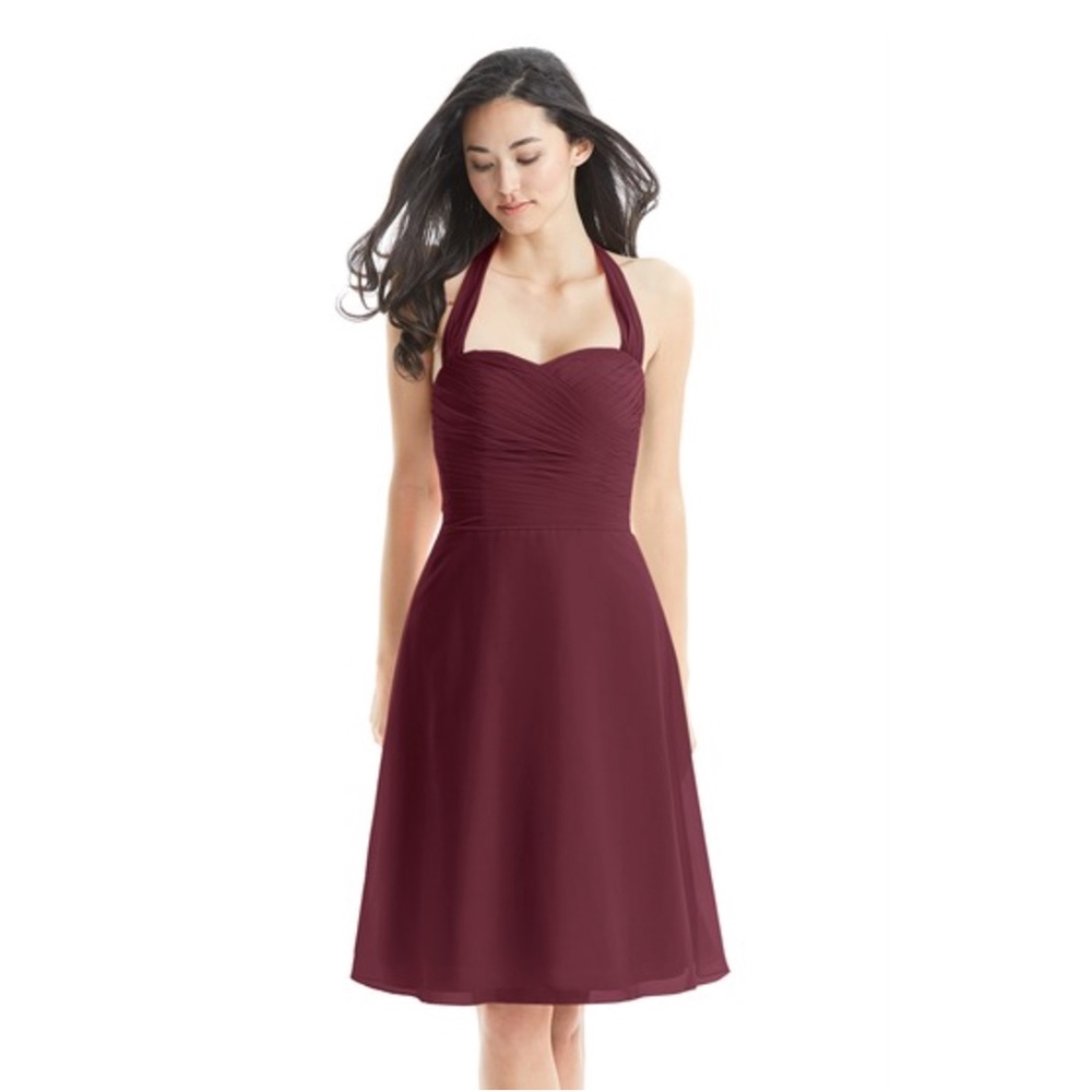 Cabernet Chiffon Halter Dress | BRAND NEW